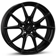 19 Zoll Alufelgen Damina DM13 Superlight Black für VW Golf 7 GTE Hybrid Elektro