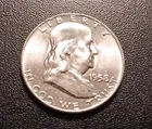 1958 D Franklin Half Dollar BU