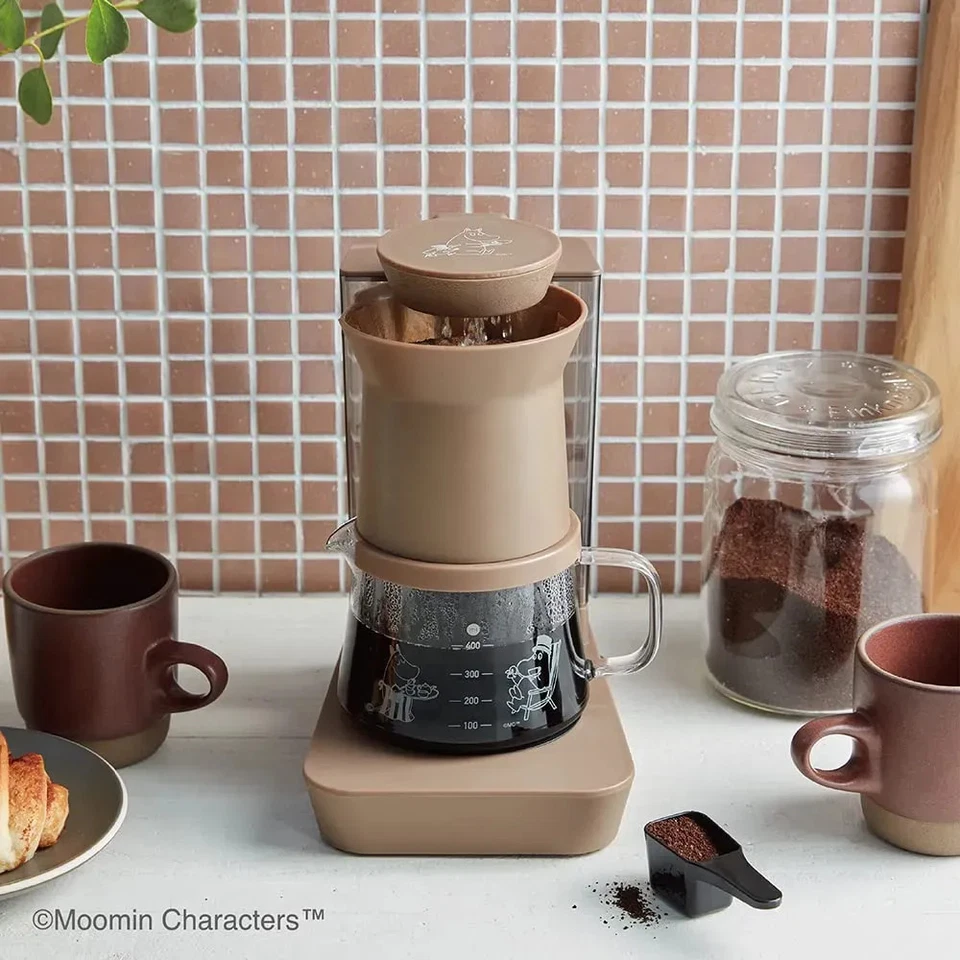 Japón NUEVA Cafetera de Goteo de Lluvia Recotte RDC-1 MOOMIN Marrón Uso de Viaje Foto 3 de 4