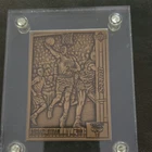 Upper Deck Michael Jordan Bronze Metal Limited Edition 1991 Chicago Bulls Card