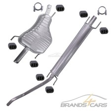 1x IMASAF MITTELSCHALLDÄMPFER ENDSCHALLDÄMPFER FÜR OPEL ASTRA G CC T98 1.6 1.8