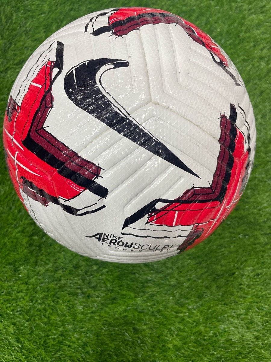 Nike Aerowsculpt Technology Red X Strike Football Soccer Ball