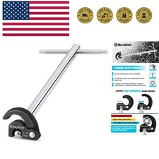 11" Basin Wrench, Sink Wrench, Adjustable Tap Nut Spanner Basin Spanner, Capa...