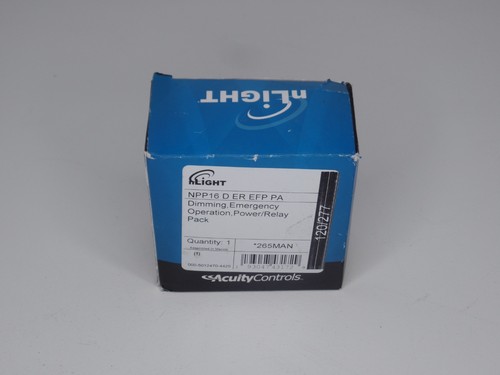 Acuity Controls nLight NPP166 D ER EFP PA Dimming Emergency Dimming Power Pack