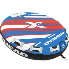 AIRHEAD HYDRO-X 3 Inflatable 1-3 Rider Towable Tube for Boating (70" - 510 Lbs)