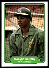 Dwayne Murphy 1982 Fleer #101 Athletics MLB READ FREE SHIPPING AutographDen