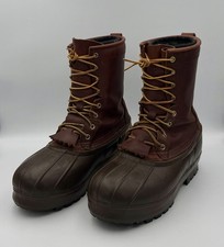 Schnee’s Pac Boots Men 6 / Women 8 Leather Rubber Hunting Winter Boots USA Made