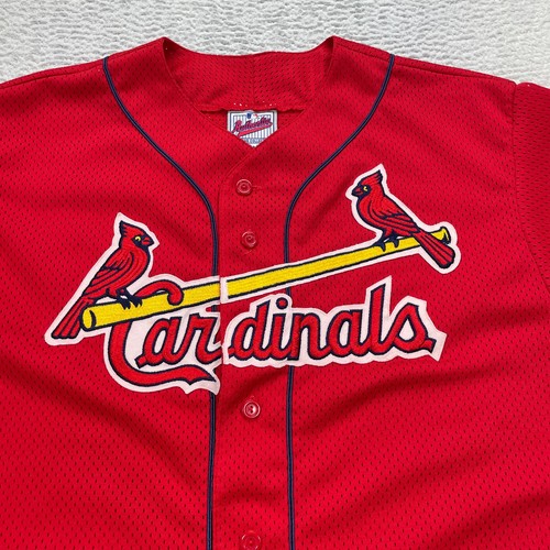 St Louis Cardinals Jersey Mens Large MLB Baseball Majestic Diamond Collection - Picture 2 of 7