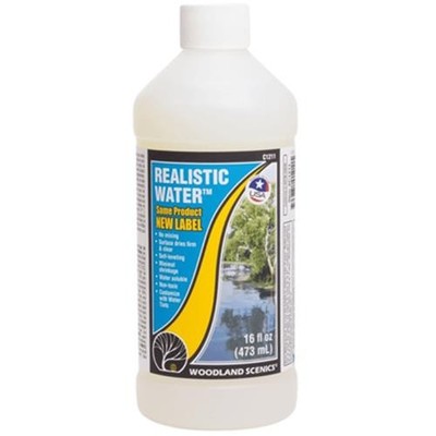 Woodland Scenics Realistic Water für Modellflüsse Seen Kanäle Modelleisenbahn 473ml