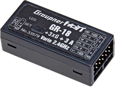 Graupner / Hott Empfänger GR-18+3xG +3A +Vario
