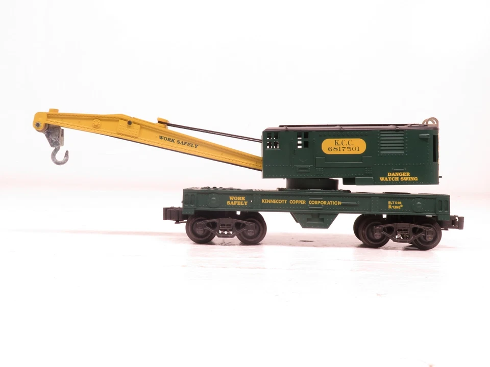 K-Line K681-7501 Kennecott Copper Crane Car LN - Image 2 of 4
