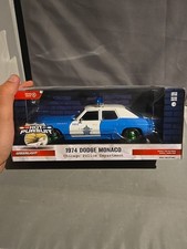 Greenlight 1:24 Chase Green Machine Dodge Monaco 1974 Chicago Police Department 