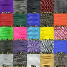 425 3-Strand Paracord Tactical Cord Crafting Survival Outdoors 10' 25' 50' 100'