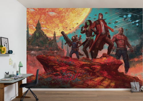 Guardians of the Galaxy 400x250 cm Non-Woven wallpaper home cinema WALL MURAL - Picture 1 of 6