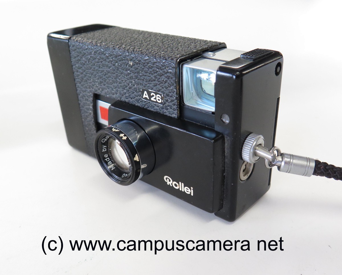Rollei A26 126 Film Point & Shoot Film Camera w/ Sonnar 40mm