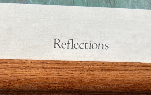 1988 Lee Teter Vietnam Veterans Of America "Reflections" Chapter 172 Poster - Picture 2 of 4