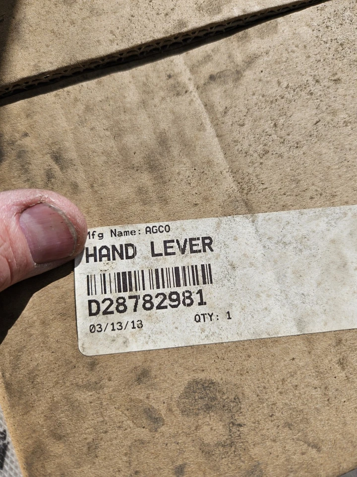 Fendt Genuine D28782981 Hand Lever Control, Agco Parts OEM Massey Ferguson  New - Image 2 of 4