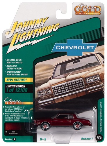 Johnny Lightning 1:64 Scale Diecast Car 1980 Chevy Monte Carlo CG28A - Picture 3 of 6