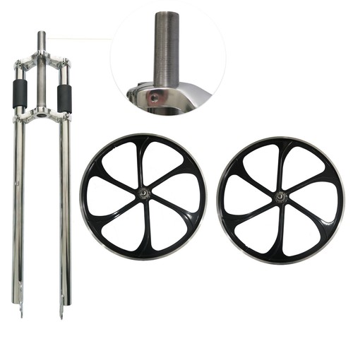 DONSP1986 26" Bicycle Fork, 1" Threaded (NON)Suspension w/ Mag/ Spoke Wheel Rim - Picture 7 of 105