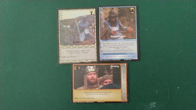 Lot of 3 Vintage 1996 MONTY PYTHON & the HOLY GRAIL Collectible Trading Cards