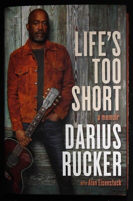 Darius Rucker Life's Too Short: A Memoir NEW Hardcover Book