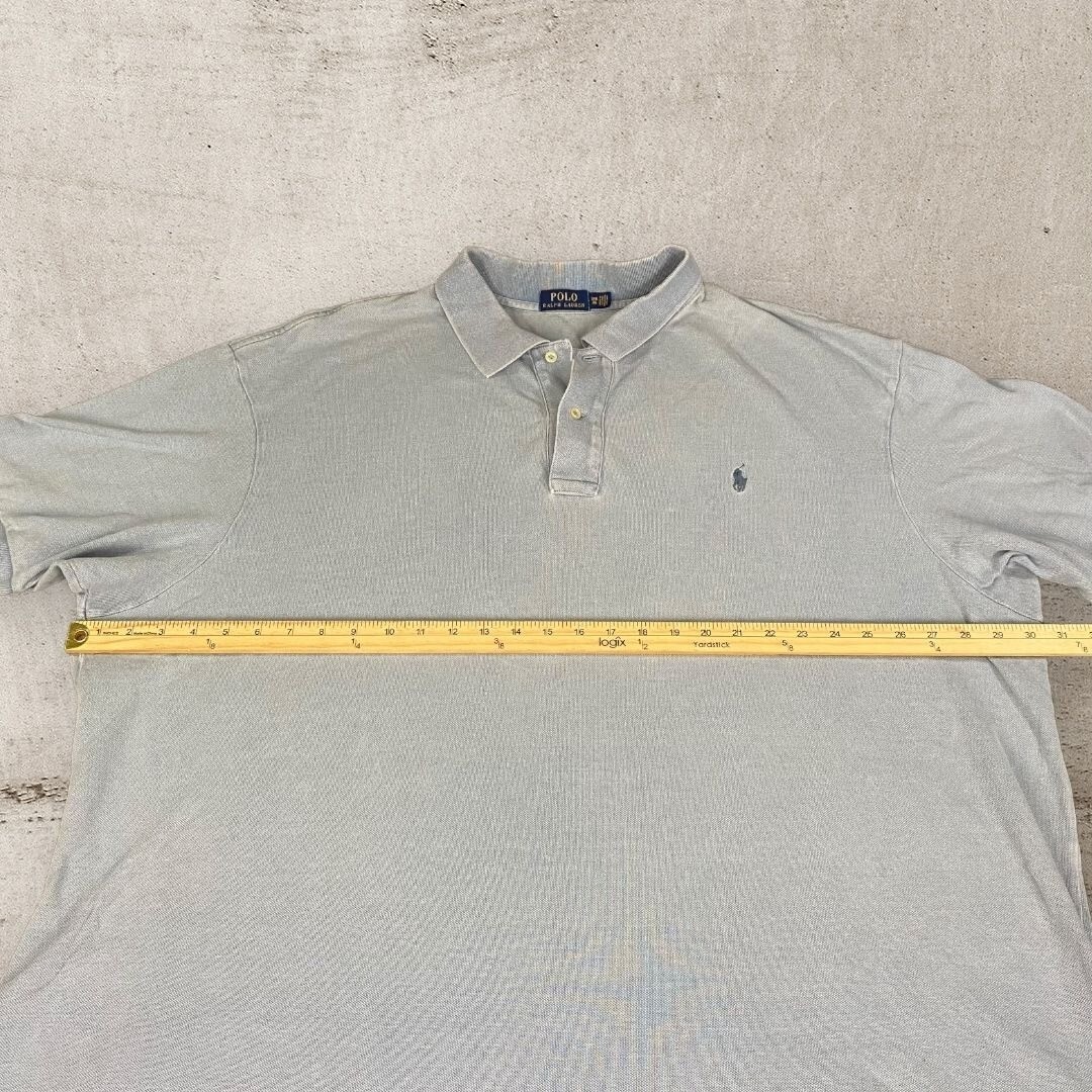 Polo Ralph Lauren Shirt Mens 3XB Big Light Blue Polo Cotton Classic Business thumbnail 7