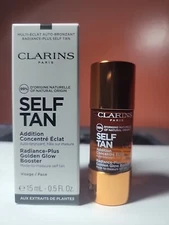 Clarins Self Tan Radiance-Plus Golden Glow Booster - 15ml / 0.5 fl oz TESTER BOX