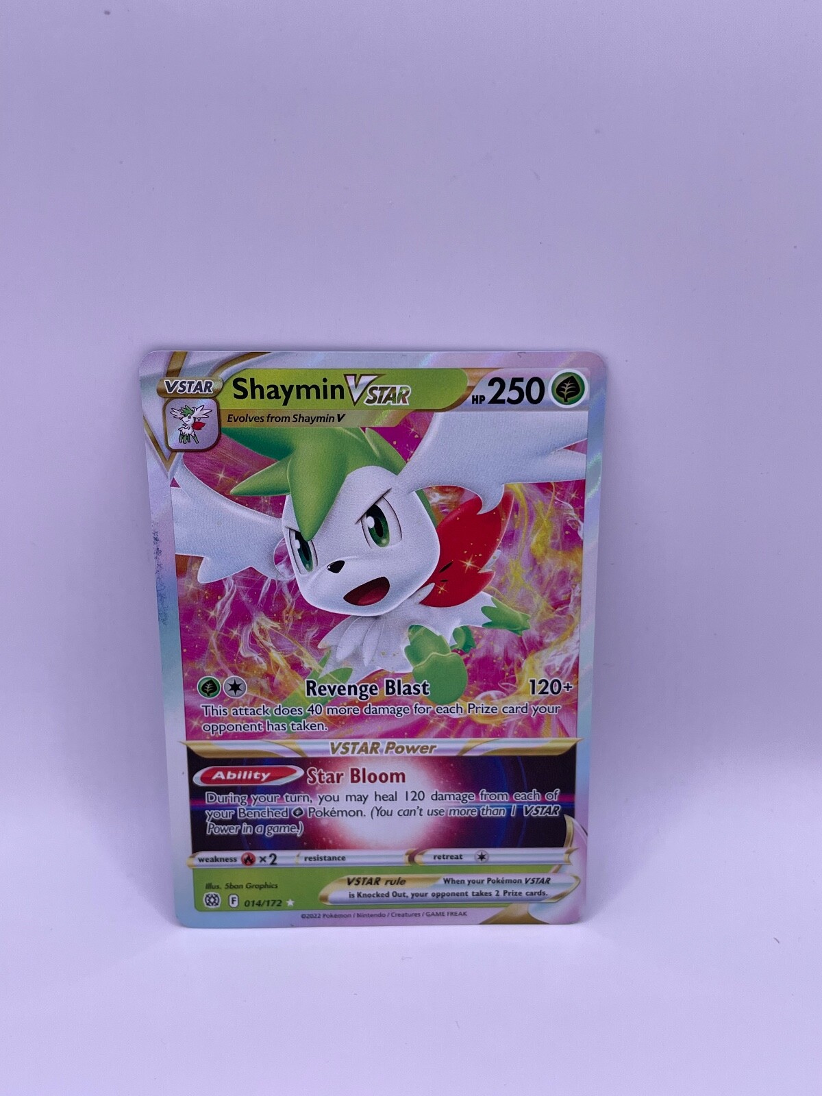 Shaymin VSTAR #014/172 Brilliant Stars NM