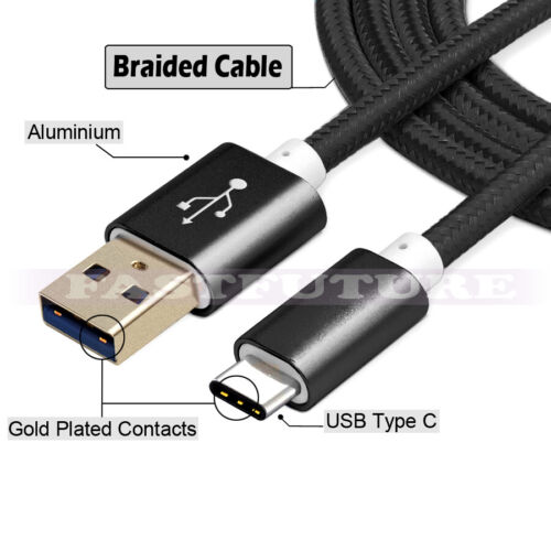 2 Pack Fast Charging Cord Type C Cable USB-C For Samsung Galaxy A10E A20 A50 - Picture 6 of 17