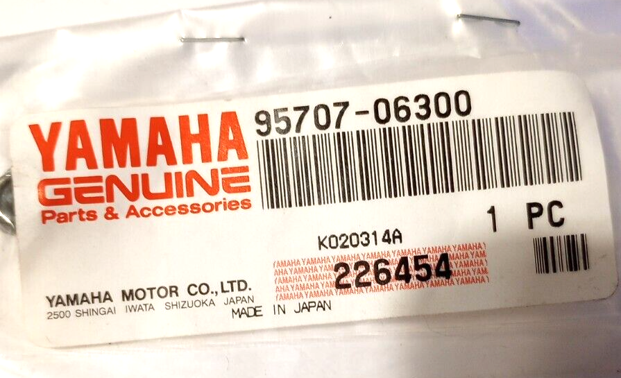 Yamaha Flange Nut NOS 95707-06300 Qty. 2 (L-7194) | eBay