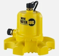 Wayne 1/6 HP WaterBUG Submersible Utility Pump with Multi-Flo Technology