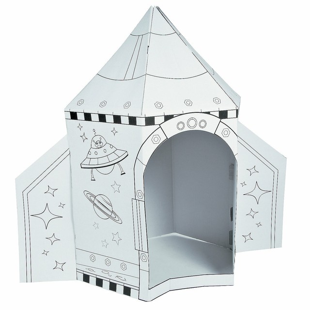 discovery cardboard playhouse