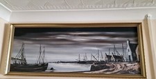 Original Ronald Folland Framed Oil Painting. 1960's . Not a print.
