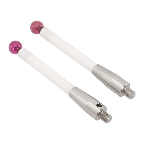 2pcs A-5000-3709 CMM Touch Probe Stem 50mm Length Ball Tips Stylus 6mm New - Picture 15 of 24