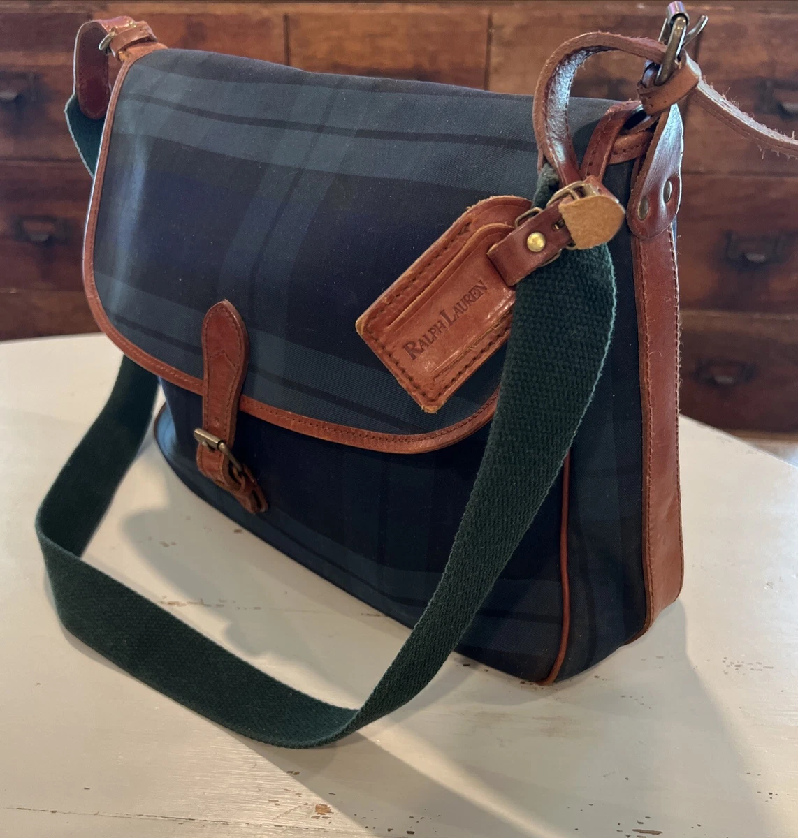 Polo Ralph Lauren Plaid Shoulder Bag Bags & Handbags for Women for