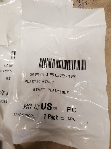 9PCS Plastic Rivet 293150248 Can-Am SPYDER - Bild 2 von 3