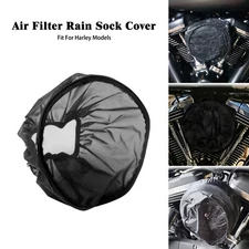 Waterproof Dustproof Sucker Air Filter Cleaner Rain Sock Cover Fit For Harley