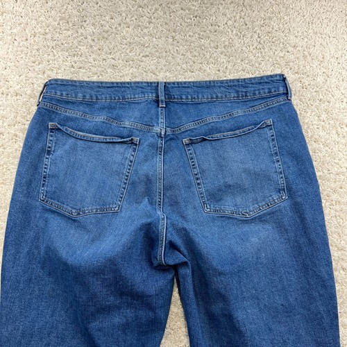 Old Navy Jeans Damen Plus 24 Blau Denim OG Straight High Rise Stretch Freizeit - Bild 10 von 11