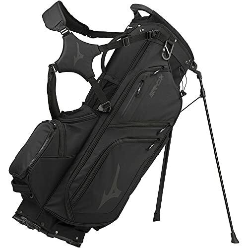 MIZUNO Golf Men's Stand Caddy Bag BR-DX 10.5 x 47 inch 3kg Black 5LJC212800 - Picture 1 of 1