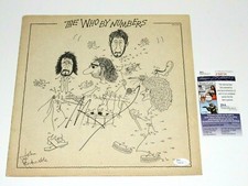 THE WHO PETE TOWNSHEND SIGNED 'BY NUMBERS' ALBUM VINYL RECORD LP JSA COA BAND