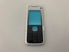 NUOVA CUSTODIA FRONTALE ORIGINALE NOKIA 7210 SUPERNOVA FACIA BIANCA