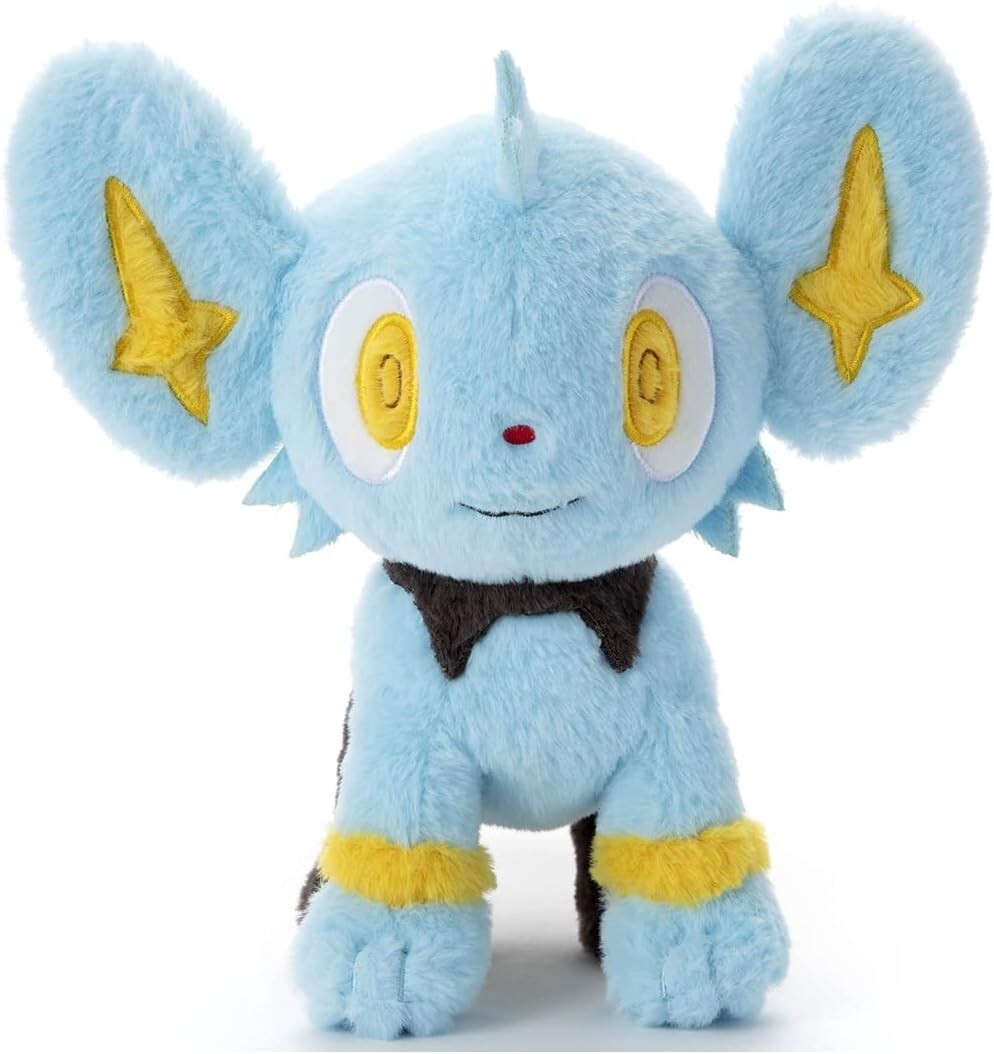 Shinx Plush doll M size Pokemon Kuta Kuta tatta 29cm Japan Pocket