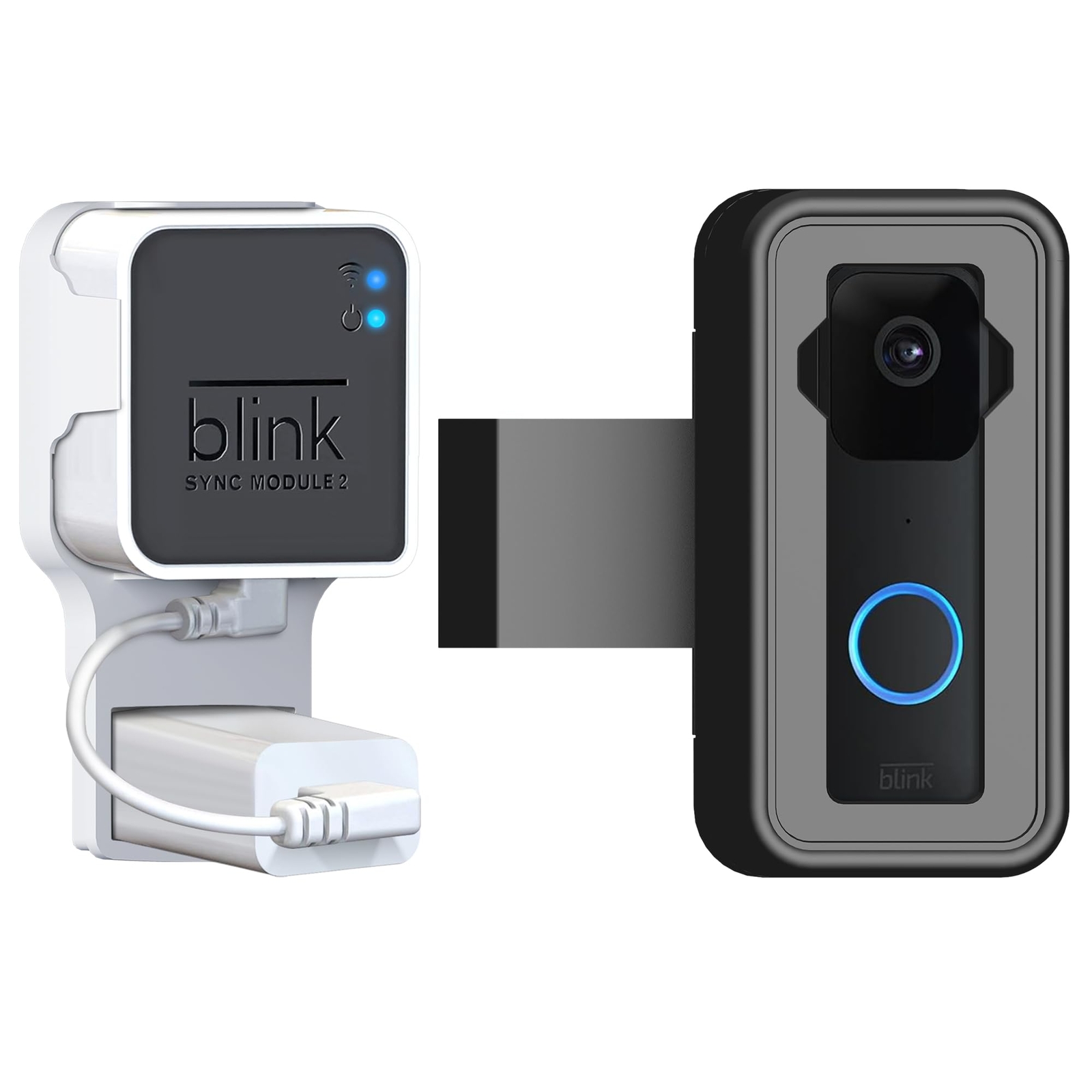 Blink Doorbell Mount with Outlet Wall Mount for Blink Sync Module 2, Anti-The...-image