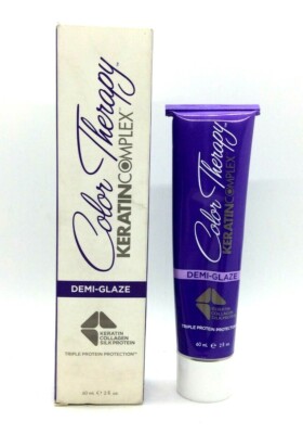 Color Therapy by Keratin Complex 2 oz / 60 ml Demi-Glaze Select Color R65