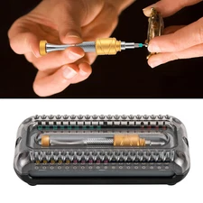 37X Precision Screwdriver Kit Electronics Repair Tool Kit w/ Magnetic Driver Bit
