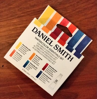 OUR SWEET NEW YEARS DEALS~Daniel Smith Fine Watercolor Essentials set, 6 Tubes