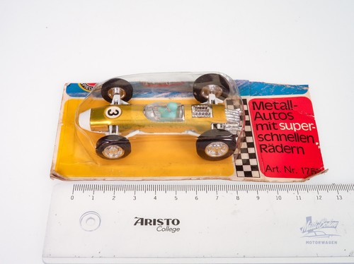 ➡️Brohm Superschnelle Autos Mini Marx 500 Type Racer 1757 Brabham F1 OVP Blister - Picture 5 of 6