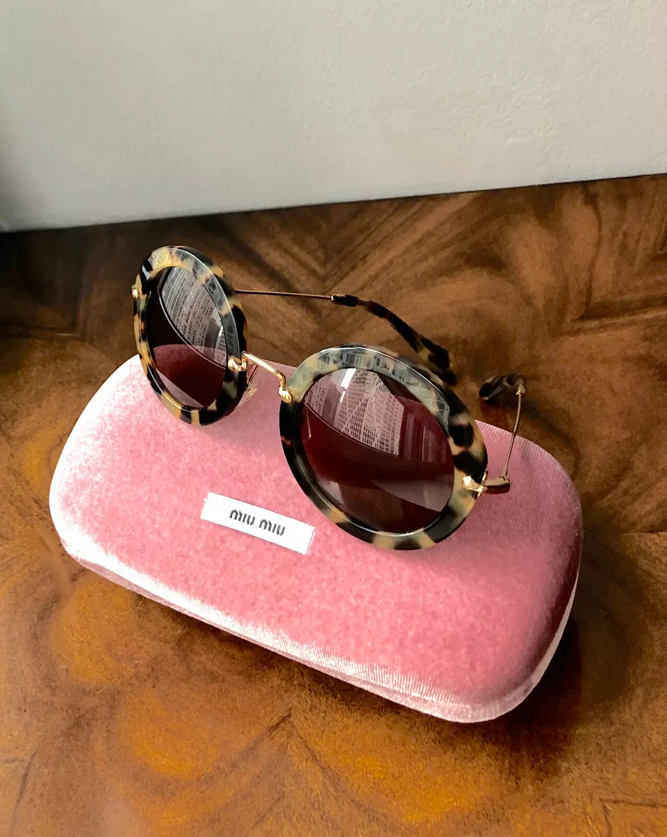 Miu miu sales tortoise sunglasses