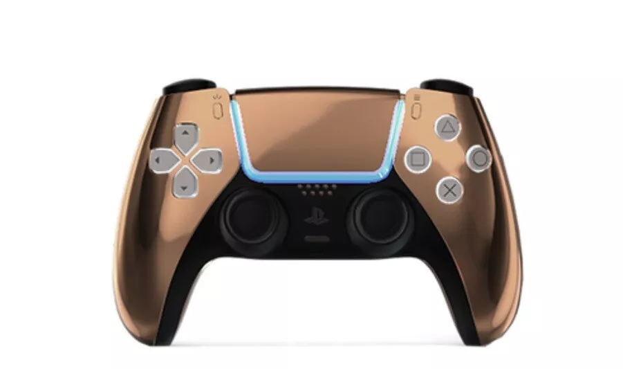 controller console gold 24k gold plated ps5