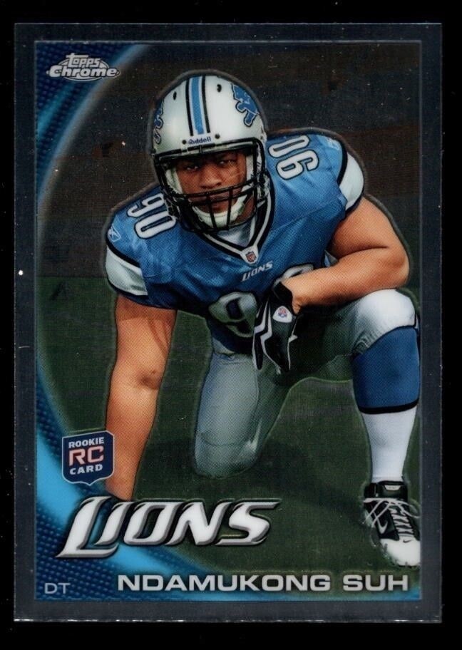NDAMUKONG SUH  DOLPHINS ROOKIE  #C160 NEBRASKA RC SP 10 2010 TOPPS CHROME